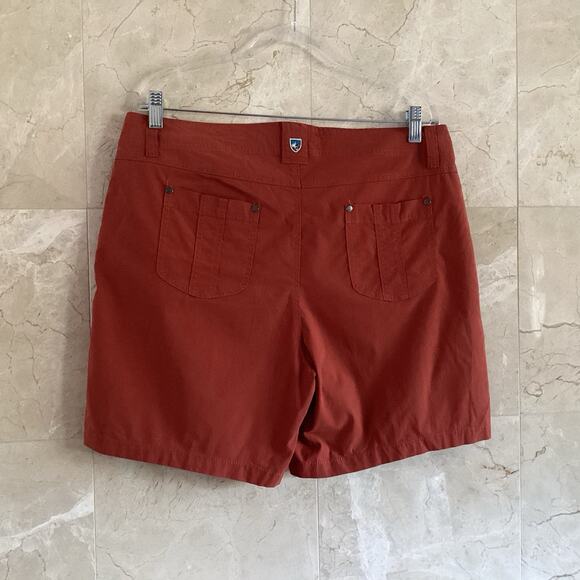 KÜHL Women Splash Shorts 7” Size 14 Orange Rust Stretch Gorpcore Hiking Outdoors - Picture 11 of 16